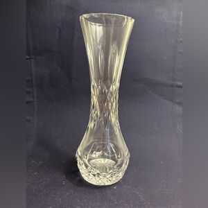 Elegant 8”  Lead Crystal Bud Vase